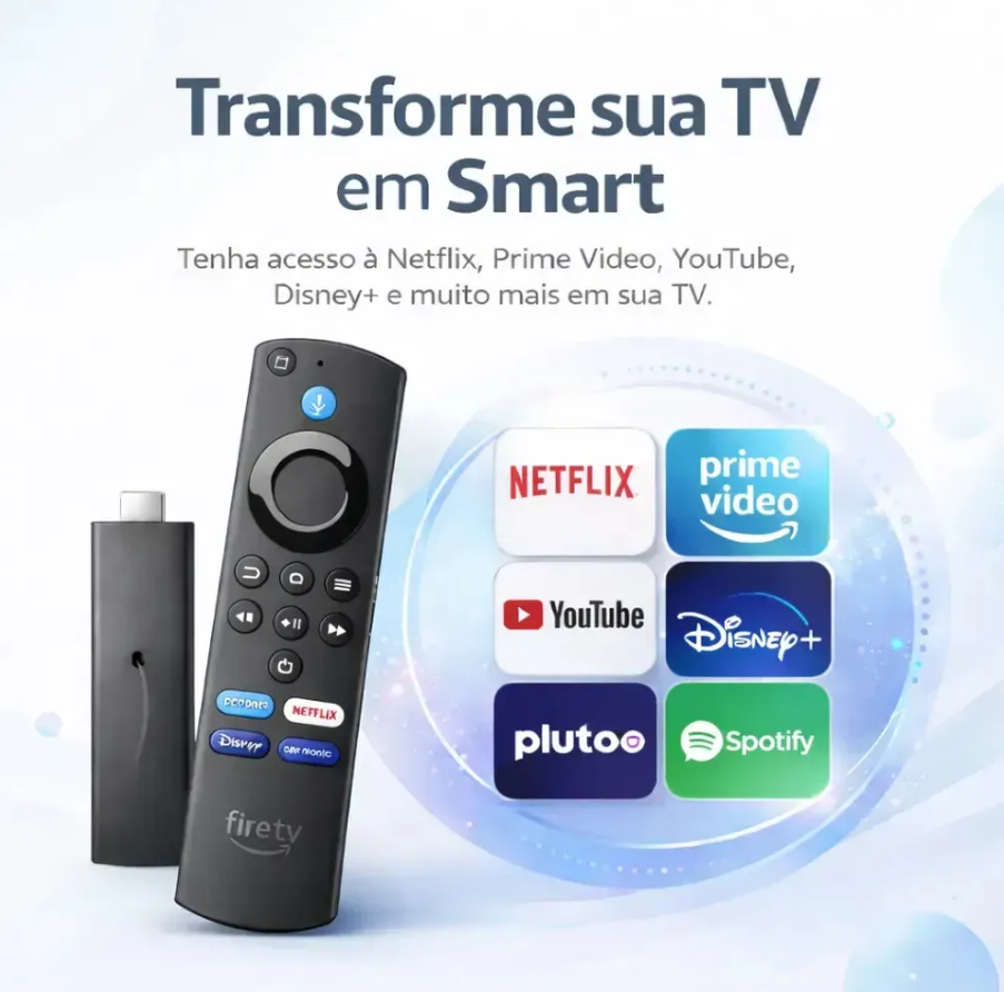 Fire TV Stick HD em uso prático